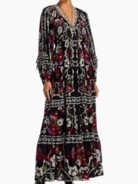FARM Rio | Dresses | Farm Rio Longsleeve Vneck Jacquard Maxi Dress | Poshmark FARM Rio | Dresses | Farm Rio Longsleeve Vneck Jacquard Maxi Dress | Poshmark